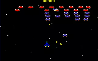 Galachip Amstrad CPC Moving the player&#x27;s ship up.