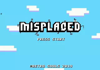 Misplaced Genesis Title screen