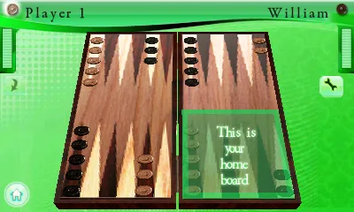 Chess &#x26; Backgammon Classics Windows Mobile Backgammon Classics - Start of game