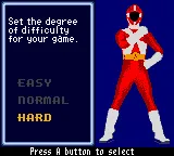 Saban&#x27;s Power Rangers: Lightspeed Rescue Game Boy Color Difficulty
