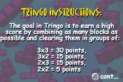 Tringo Game Boy Advance How to Play