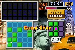 Tringo Game Boy Advance Time Trial - Game Over