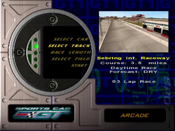 Sports Car GT PlayStation Select Track - Sebring International Raceway