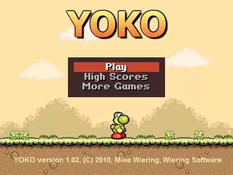 Yoko Browser Title screen