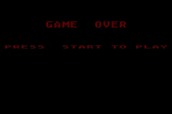 Rosen&#x27;s Brigade Atari 8-bit Game Over