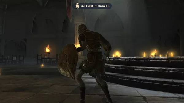 The Elder Scrolls: Blades Nintendo Switch Bosses have short cutscenes before you fight them.
