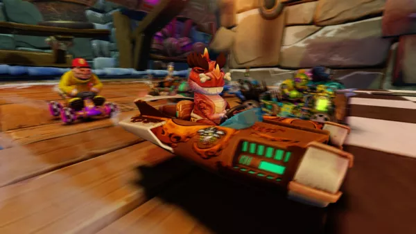 CTR: Crash Team Racing - Nitro-Fueled Nintendo Switch Striking a pose before the race.