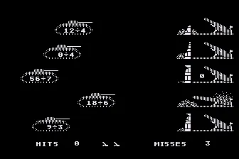 Demolition Division Atari 8-bit Artillery Destroyed