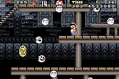 Super Mario World: Super Mario Advance 2 Game Boy Advance This little ghosts continue tormenting the Mario&#x27;s journey.
