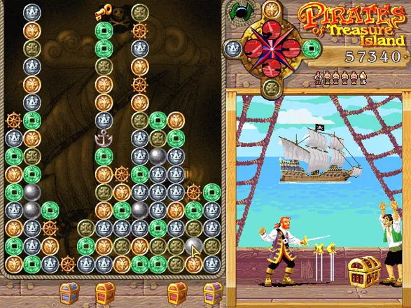 Pirates of Treasure Island Windows Enemy ship successfully seized