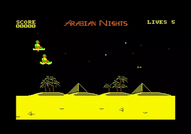 Tales of the Arabian Nights Amstrad CPC The desert.
