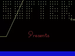 Meteoroids ZX Spectrum Loading screen