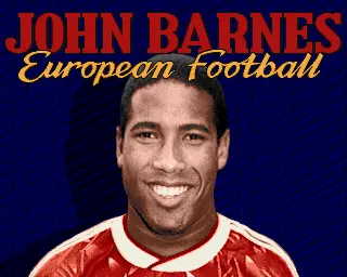 John Barnes European Football Amiga CD32 Title screen