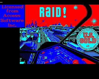 Raid over Moscow BBC Micro Loading screen.
