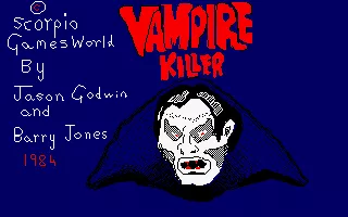 Vampire Killer Amstrad CPC Loading screen.