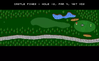 World Golf Amiga Bird&#x27;s eye view