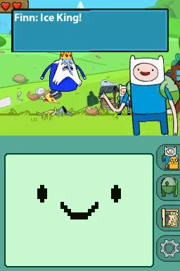 Adventure Time: Hey Ice King Why&#x27;d You Steal Our Garbage?!! Nintendo DS The Ice King