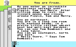 The Fellowship of the Ring Commodore 64 Meeting Tom Bombadil as well! (Melbourne House Tape release)