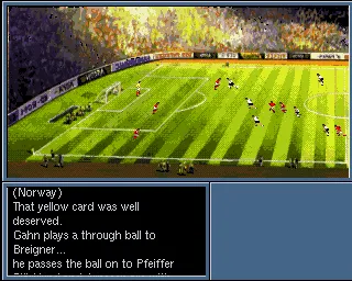 On the Ball: World Cup Edition Amiga From the distance