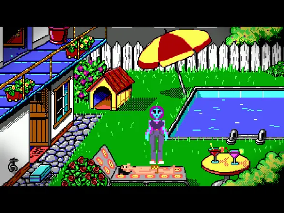 Leisure Suit Larry: Wet Dreams Dry Twice Windows 800x600 is not a high resolution for this game, and yet the pseudo-EGA sequence would probably only look right in 640x400...