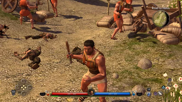 Titan Quest: Anniversary Edition PlayStation 4 Close-up on the protagonist