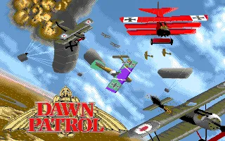 Dawn Patrol Amiga Title screen