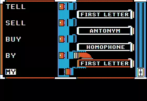 Word-A-Mation: Exploring Word Relationships Apple II Moving Between Words