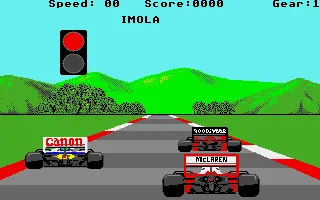 Formula 1 Grand Prix Atari ST Game start