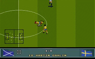 John Barnes European Football Atari ST Foul