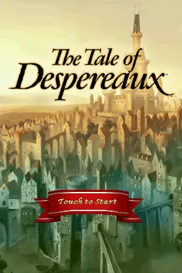 The Tale of Despereaux Nintendo DS Title Screen