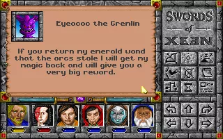 Might and Magic Trilogy DOS They sure are straightforward about quests here...