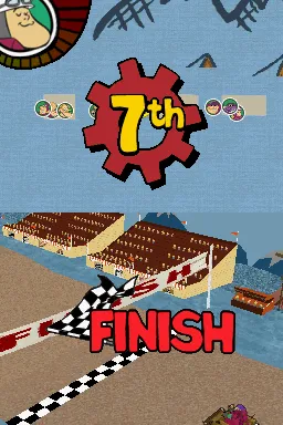 Wacky Races: Crash &#x26; Dash Nintendo DS Finish