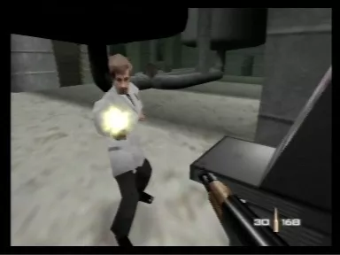 GoldenEye 007 Nintendo 64 Don&#x27;t get the scientists angry!