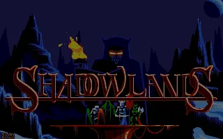 Shadowlands Amiga Introduction screen.