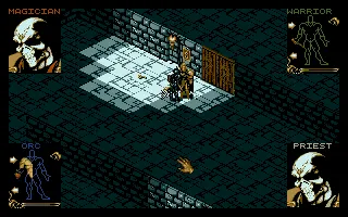 Shadowlands Amiga A dangerous battle in the dungeon.