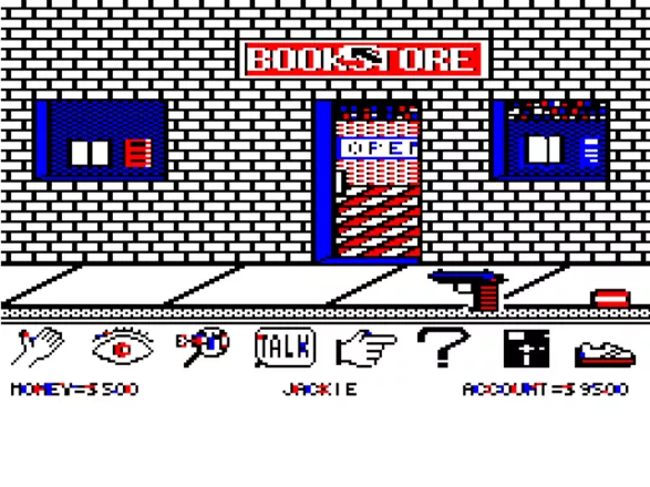 The Interbank Incident TRS-80 CoCo Outside a Bookshop