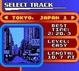 Test Drive: Cycles Game Boy Color Select Track