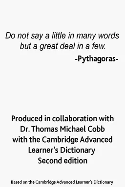 My Word Coach Nintendo DS Quote from Pythagoras