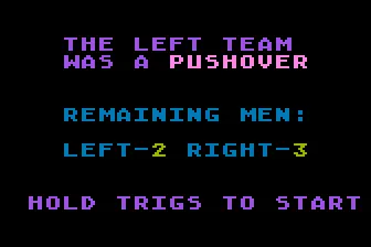 Pushover Atari 8-bit Current Score