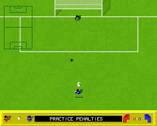 Kick Off Amiga Penalty Practise