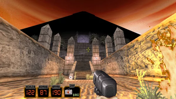 Duke Nukem 3D: 20th Anniversary World Tour Windows An Egyptian setting (it reminds me of the Serious Sam games).