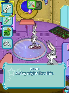 Bugs Bunny: Rabbit Rescue J2ME Gameplay. We can choose what object to use and then the events are put into motion.