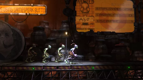 Oddworld: Abe&#x27;s Oddysee - New &#x27;n&#x27; Tasty! Windows Abe collects followers by talking to them