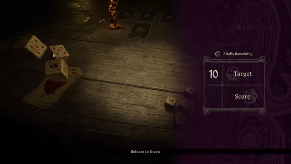 Hand of Fate 2 Windows Some player decisions are not card based instead the player rolls dice.