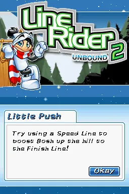 Line Rider 2: Unbound Nintendo DS Level 3: Little Push