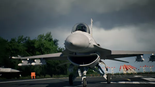 Ace Combat 7: Skies Unknown PlayStation 4 Scrambling for mission 1 in F-16
