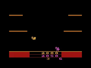 Joust Atari 2600 Gladiator waves (represented by a &#x22;G&#x22; in this version) are waves that the first player to dismount the other player earns 3,000 points.