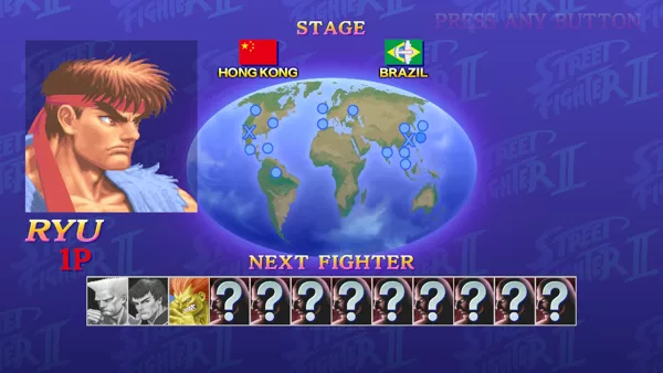 Ultra Street Fighter II: The Final Challengers Nintendo Switch Traveling around the world