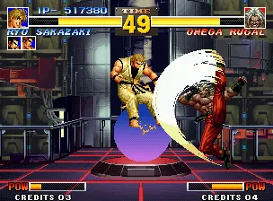 The King of Fighters &#x27;95 Neo Geo After a fast visit in the plastic surgeon, Rugal (now Omega Rugal) returns again as final boss in 1995.