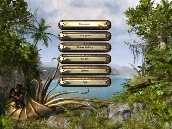 Return to Mysterious Island Windows The main menu